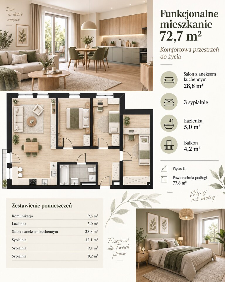 Mieszkanie Sprzedaż Szczecin Podjuchy 3
