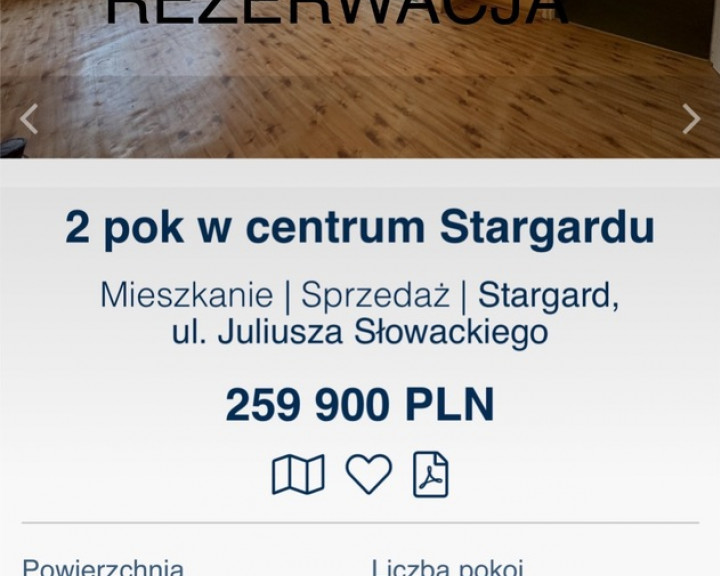 Mieszkanie Sprzedaż Stargard Juliusza Słowackiego