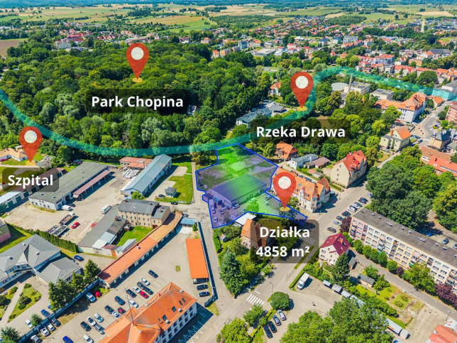 Działka Sprzedaż Drawsko Pomorskie Obrońców Westerplatte 1