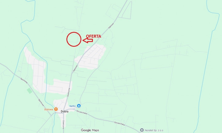 Działka Sprzedaż Dobra Graniczna 8