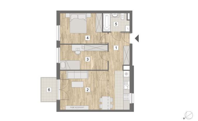 Mieszkanie Sprzedaż Szczecin Gumieńce 2