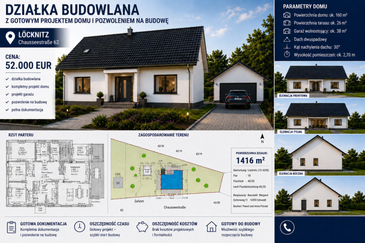 Działka Sprzedaż Löcknitz, Löcknitz-Penkun, Vorpommern-Greifswald, Meklemburgia-Pomorze Przednie, Niemcy 2